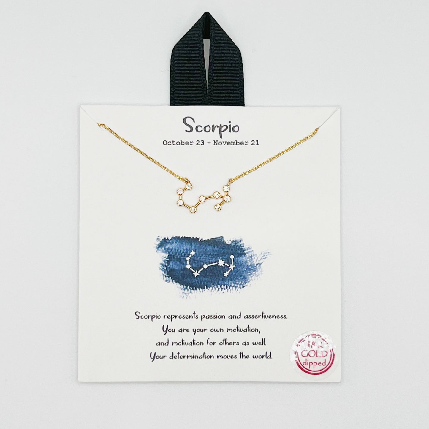 Scorpio Gold Necklace
