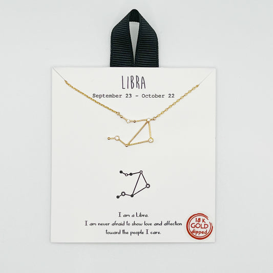 Libra Gold Necklace