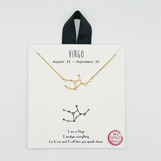 Virgo Gold Necklace