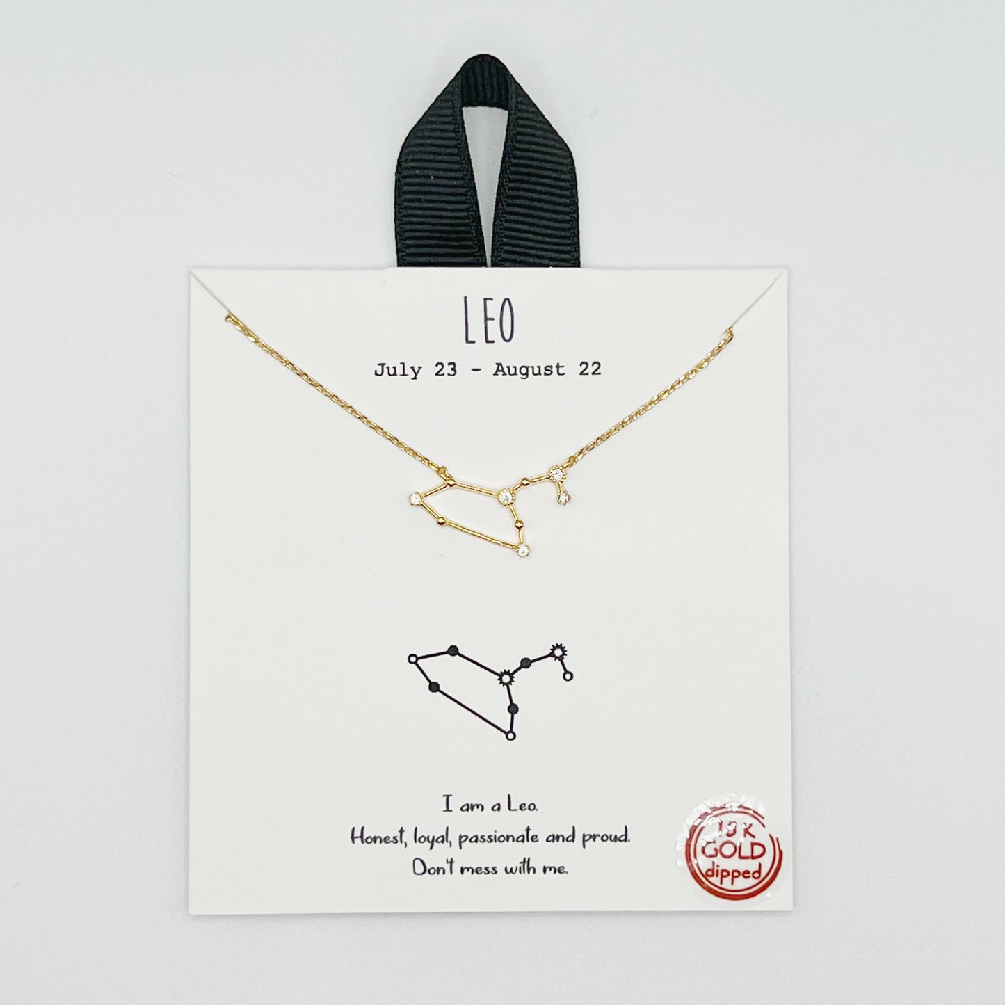 Leo Gold Necklace