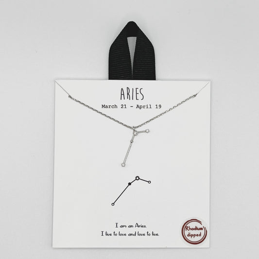 Aries Silver Necklace
