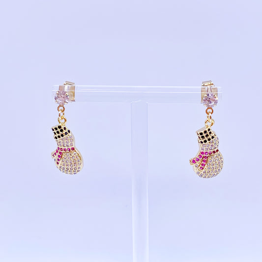 Snowman Earrings
