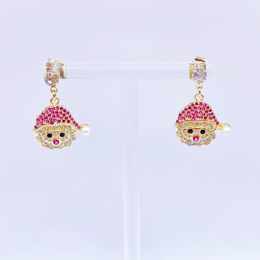 Santa Earrings