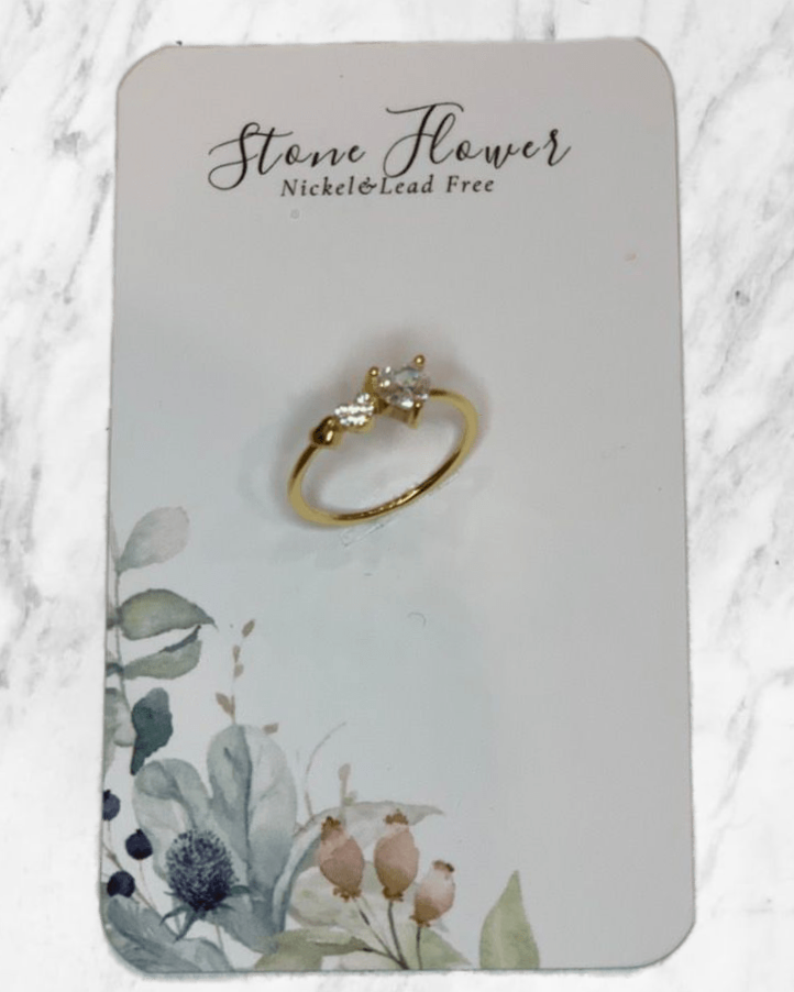Triple Heart Ring
