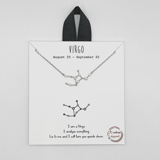 Virgo Silver Necklace