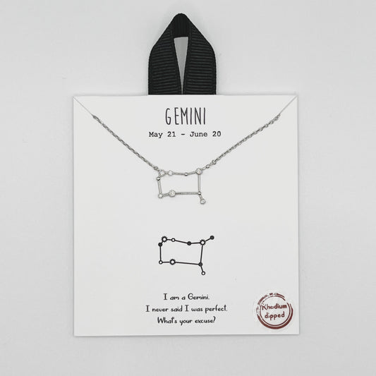 Gemini Silver Necklace