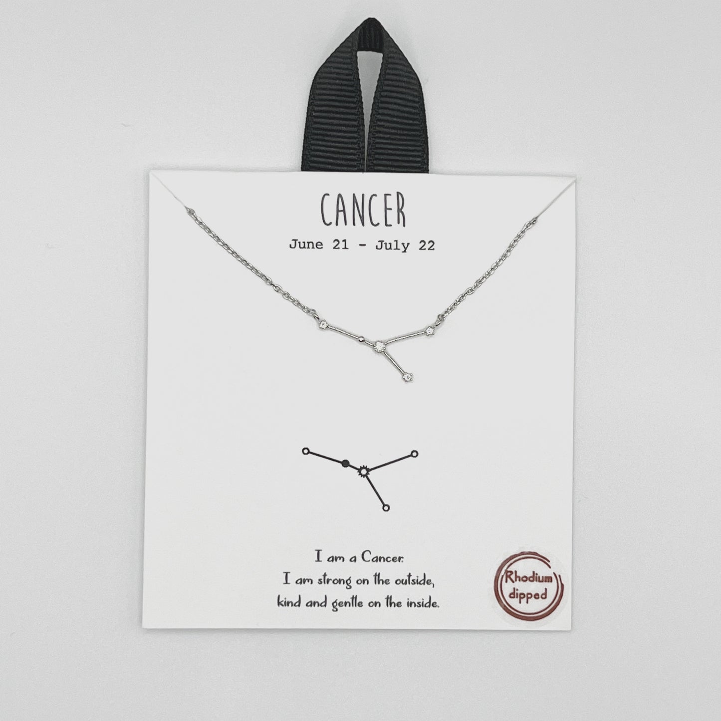 Cancer Silver Necklace